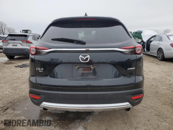 2021 Mazda CX-9 Touring with VIN JM3TCBCYXM0500312, listed as a Copart auction lot 85600684 with 54,561 mi miles and Salvage Title. Bid and sale history available at carsss.com. Image 6.