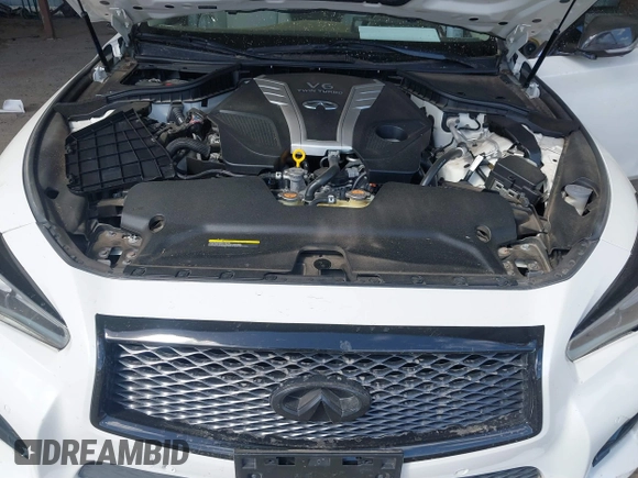 2017 Infiniti Q50 3.0t Premium with VIN JN1EV7AR8HM839303, listed as a IAAI auction lot 41783123 with 53,547 mi miles. Bid and sale history available at carsss.com. Image 10.