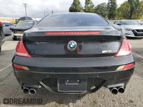 2008 BMW 6 Series M6 with VIN WBSEH93528CY24868, listed as a Copart auction lot 51190605 with 97,311 mi miles and Clean Title. Bid and sale history available at DreamBid. Image 6.