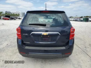 2017 Chevrolet Equinox LS with VIN 2GNALBEK9H6124666, listed as a Copart auction lot 54269075 with 126,467 mi miles and Salvage Title. Bid and sale history available at carsss.com. Image 6.