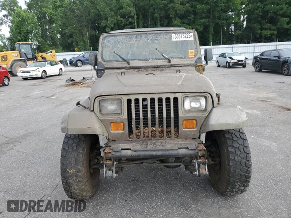 1989 Jeep Wrangler with VIN 2J4FY49T7KJ134187, listed as a Copart auction lot 63873225 with 172,344 mi miles and Clean title. Bid and sale history available at DreamBid. Image 5.
