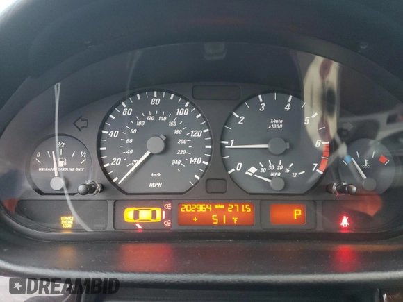 2003 BMW 3 Series 325Ci with VIN WBABS33463PG88875, listed as a Copart auction lot 80553934 with 202,964 mi miles and Salvage Title. Bid and sale history available at carsss.com. Image 9.