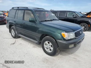 1999 Toyota Land Cruiser with VIN JT3HT05J9X0027448, listed as a Copart auction lot 77175814 with 0 mi miles and Salvage Title. Bid and sale history available at carsss.com. Image 4.