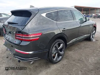 2025 Genesis GV80 z VIN KMUHCESB8SU253890, wystawiony jako IAAI lot #41908410 z przebiegiem 5 617 mil mil oraz . Historia ofert i sprzedaży dostępna na DreamBid. Obrazek 4.