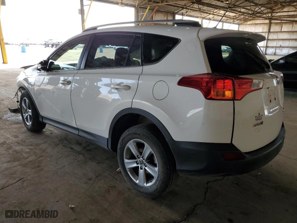 2015 Toyota RAV4 XLE with VIN JTMRFREV5FJ024263, listed as a Copart auction lot 51190185 with 119,492 mi miles and Clean Title. Bid and sale history available at carsss.com. Image 2.