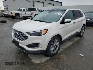 2019 Ford Edge Titanium z VIN 2FMPK4K92KBC28901, wystawiony jako Copart lot #58417505 z przebiegiem 52 301 mil mil oraz Szkoda całkowita • Salvage title. Historia ofert i sprzedaży dostępna na DreamBid. Obrazek 1.