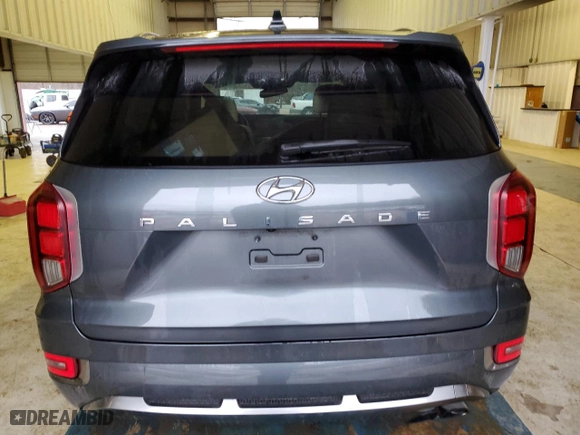 2022 Hyundai Palisade Calligraphy with VIN KM8R74HE6NU406645, listed as a Copart auction lot 44966305 with 47,795 mi miles and Salvage Title. Bid and sale history available at carsss.com. Image 6.