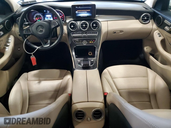 2016 Mercedes-Benz C 300 Luxury with VIN 55SWF4KB4GU168958, listed as a Copart auction lot 55852505 with 148,593 mi miles and Salvage Title. Bid and sale history available at DreamBid. Image 8.