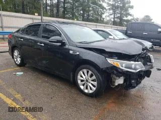 2016 Kia Optima EX with VIN 5XXGU4L38GG068104, listed as a Copart auction lot 45104534 with 126,716 mi miles and Salvage Title. Bid and sale history available at carsss.com. Image 4.