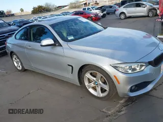 2015 BMW 4 Series 428i with VIN WBA3N7C52FK222743, listed as a IAAI auction lot 41602525 with 81,661 mi miles. Bid and sale history available at carsss.com. Image 1.