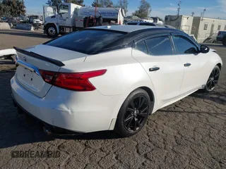 2017 Nissan Maxima SV with VIN 1N4AA6APXHC392355, listed as a IAAI auction lot 41153272 with 83,384 mi miles and . Bid and sale history available at DreamBid. Image 4.