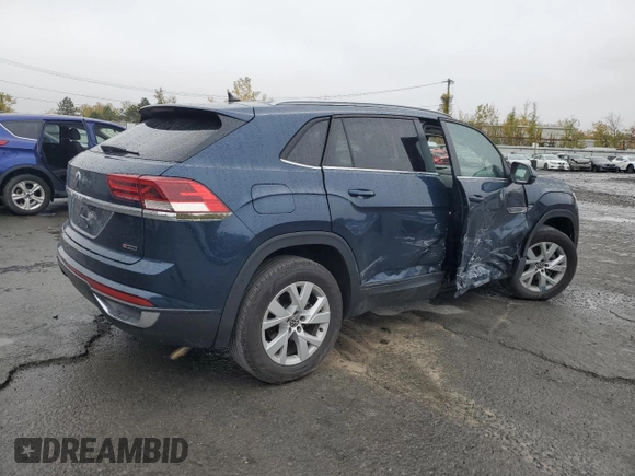 2021 Volkswagen Atlas S with VIN 1V2GC2CA0MC209893, listed as a Copart auction lot 75984414 with 35,558 mi miles and Salvage title. Bid and sale history available at DreamBid. Image 3.