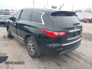 2014 Infiniti QX60 with VIN 5N1AL0MM4EC549212, listed as a IAAI auction lot 41618713 with 100,039 mi miles. Bid and sale history available at carsss.com. Image 3.