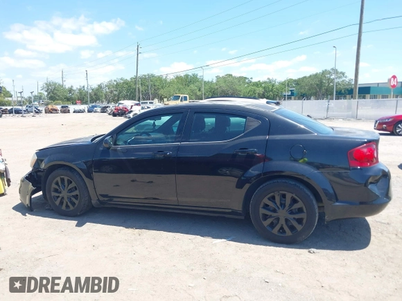 2014 Dodge Avenger SE with VIN 1C3CDZAB1EN133550, listed as a IAAI auction lot 42033001 with 137,592 mi miles. Bid and sale history available at carsss.com. Image 14.