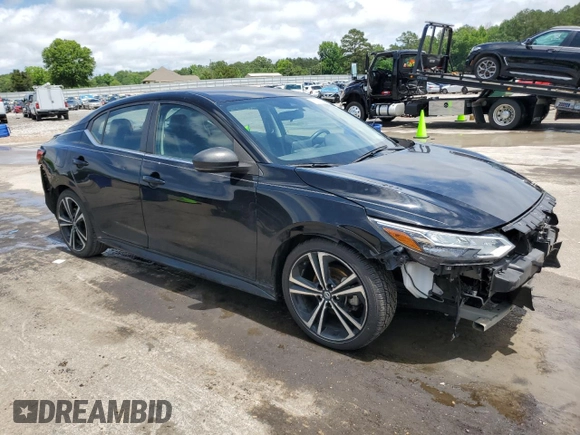 2020 Nissan Sentra SR z VIN 3N1AB8DV7LY261111, wystawiony jako Copart lot #58162475 z przebiegiem 67 031 mil mil oraz Szkoda całkowita • Salvage title. Historia ofert i sprzedaży dostępna na DreamBid. Obrazek 4.