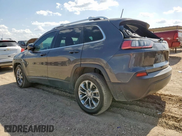 2020 Jeep Cherokee Latitude Plus with VIN 1C4PJLLB4LD557114, listed as a Copart auction lot 61626615 with 49,069 mi miles and Clean title. Bid and sale history available at DreamBid. Image 2.