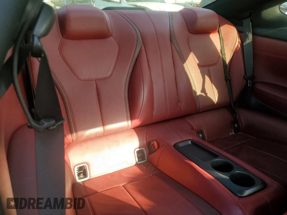 2017 Infiniti Q60 Red Sport 400 with VIN JN1FV7EK4HM611090, listed as a Copart auction lot 75608424 with 96,326 mi miles and Salvage title. Bid and sale history available at DreamBid. Image 10.