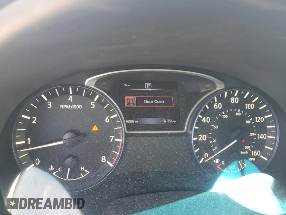 2016 Nissan Altima SL with VIN 1N4BL3AP0GC199630, listed as a Copart auction lot 53945825 with 46,887 mi miles and Salvage title. Bid and sale history available at DreamBid. Image 9.