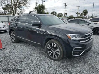 2021 Volkswagen Atlas Cross Sport 3.6L V6 SEL Premium R-Line with VIN 1V2FE2CA5MC224413, listed as a Copart auction lot 87508645 with 39,186 mi miles and Salvage Title. Bid and sale history available at carsss.com. Image 4.