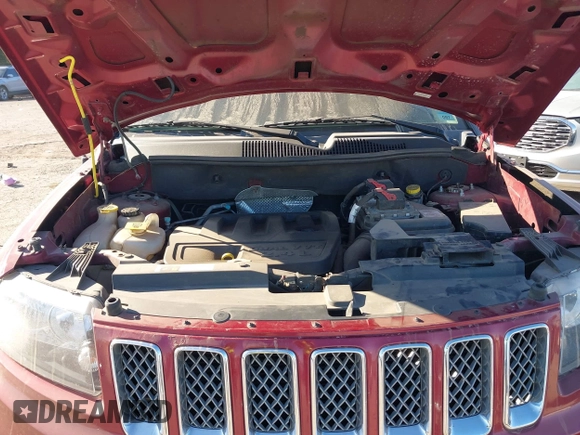 2016 Jeep Compass Latitude with VIN 1C4NJDEB1GD662807, listed as a IAAI auction lot 41161996 with 128,030 mi miles. Bid and sale history available at carsss.com. Image 10.