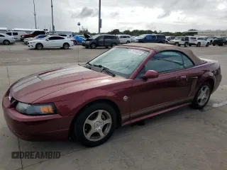 2004 Ford Mustang Deluxe with VIN 1FAFP44484F115156, listed as a Copart auction lot 75246024 with 0 mi miles and Non Repairable. Bid and sale history available at carsss.com. Image 1.