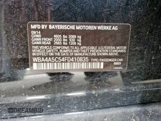 2015 BMW 4 Series 428i z VIN WBA4A5C54FD410835, wystawiony jako Copart lot #57034575 z przebiegiem 135 644 mil mil oraz Czysty tytuł • Clean title. Historia ofert i sprzedaży dostępna na DreamBid. Obrazek 12.