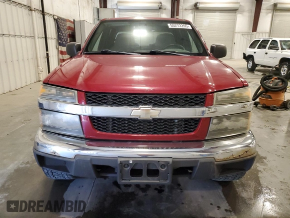 2005 Chevrolet Colorado 1SF LS Z71 with VIN 1GCDT136858108390, listed as a Copart auction lot 55272265 with 104,371 mi miles and Salvage Title. Bid and sale history available at carsss.com. Image 5.