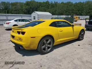 2012 Chevrolet Camaro 1LT with VIN 2G1FF1E32C9112691, listed as a Copart auction lot 62746385 with 127,607 mi miles and Salvage title. Bid and sale history available at DreamBid. Image 3.