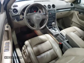 2004 Audi A4 1.8T with VIN WAUAC48H24K020805, listed as a Copart auction lot 70991884 with 88,465 mi miles and Salvage Title. Bid and sale history available at carsss.com. Image 8.