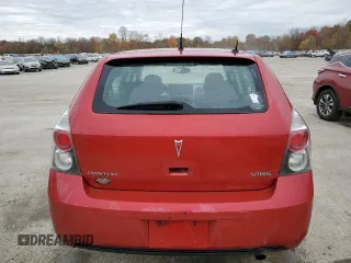 2009 Pontiac Vibe w/1SB with VIN 5Y2SP67029Z423751, listed as a Copart auction lot 78010424 with 99,754 mi miles and Salvage Title. Bid and sale history available at carsss.com. Image 6.