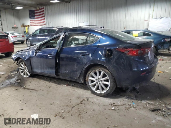 2017 Mazda 3 Grand Touring z VIN JM1BN1W38H1135914, wystawiony jako Copart lot #44387165 z przebiegiem Nie podano mil oraz Nie do naprawy • Non repairable. Historia ofert i sprzedaży dostępna na DreamBid. Obrazek 2.