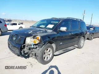 2008 Nissan Armada SE z VIN 5N1BA08D18N602669, wystawiony jako IAAI lot #41653129 z przebiegiem Nie podano mil oraz . Historia ofert i sprzedaży dostępna na DreamBid. Obrazek 2.