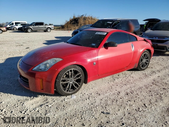2008 Nissan 350Z Touring z VIN JN1BZ34D18M700839, wystawiony jako Copart lot #80797034 z przebiegiem 145 093 mil mil oraz Szkoda całkowita • Salvage title. Historia ofert i sprzedaży dostępna na DreamBid. Obrazek 1.