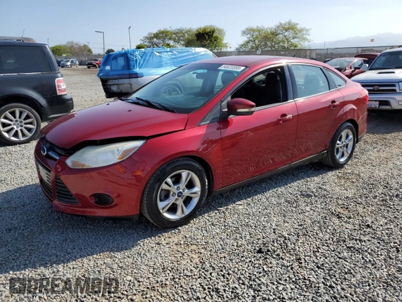 2014 Ford Focus SE with VIN 1FADP3F26EL366421, listed as a Copart auction lot 54623355 with 123,359 mi miles and Salvage Title. Bid and sale history available at carsss.com. Image 1.
