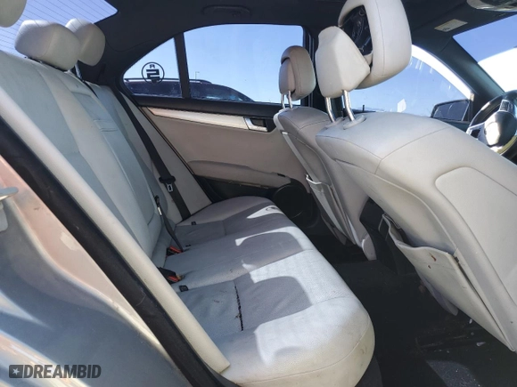 2012 Mercedes-Benz C-Class C 250 Sport with VIN WDDGF4HB7CA604966, listed as a Copart auction lot 44846815 with 176,823 mi miles and Salvage Title. Bid and sale history available at carsss.com. Image 10.