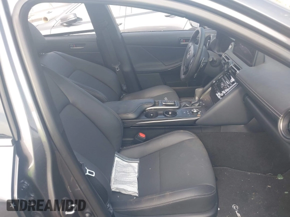 2024 Lexus IS 350 F Sport with VIN JTHBZ1E21R5036891, listed as a IAAI auction lot 42515614 with 6,904 mi miles and . Bid and sale history available at DreamBid. Image 5.