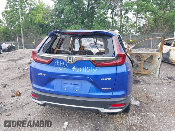 2021 Honda CR-V Touring with VIN 7FARW2H98ME008086, listed as a IAAI auction lot 42411519 with Not provided miles and . Bid and sale history available at DreamBid. Image 15.