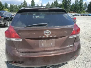 2013 Toyota Venza LE with VIN 4T3BA3BB7DU047193, listed as a Copart auction lot 60922235 with 195,931 mi miles and Salvage title. Bid and sale history available at DreamBid. Image 6.