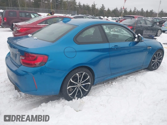 2017 BMW M2 with VIN WBS1H9C38HV887362, listed as a IAAI auction lot 41524962 with 58,866 mi miles. Bid and sale history available at carsss.com. Image 4.