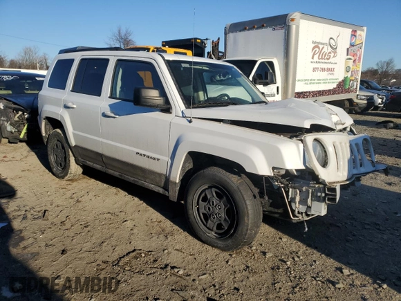2017 Jeep Patriot 75th Anniversary with VIN 1C4NJRBB7HD107234, listed as a Copart auction lot 42374425 with 77,111 mi miles and Salvage Title. Bid and sale history available at carsss.com. Image 4.