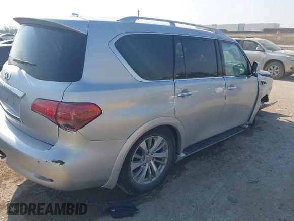 2017 Infiniti QX80 z VIN JN8AZ2NF0H9645147, wystawiony jako IAAI lot #42046252 z przebiegiem 98 759 mil mil oraz . Historia ofert i sprzedaży dostępna na DreamBid. Obrazek 4.