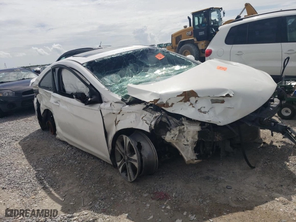 2014 Hyundai Elantra Coupe with VIN KMHDH6AH0EU028152, listed as a Copart auction lot 64615904 with 0 mi miles and Salvage Title. Bid and sale history available at carsss.com. Image 4.