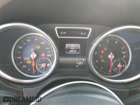 2018 Mercedes-Benz GLE 350 with VIN 4JGDA5HB0JB093461, listed as a Copart auction lot 60826815 with 65,010 mi miles and Salvage title. Bid and sale history available at DreamBid. Image 9.