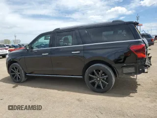 2023 Ford Expedition Max Limited с VIN 1FMJK2A82PEA63950, выставлен на аукционе Copart как лот 55773495 с пробегом 33 588 миль миль и Списание • Salvage title. История ставок и продаж доступна на DreamBid. Изображение 2.