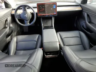 2018 Tesla Model 3 Long Range Battery with VIN 5YJ3E1EA2JF038886, listed as a Copart auction lot 52436365 with 47,548 mi miles and Salvage Title. Bid and sale history available at DreamBid. Image 8.