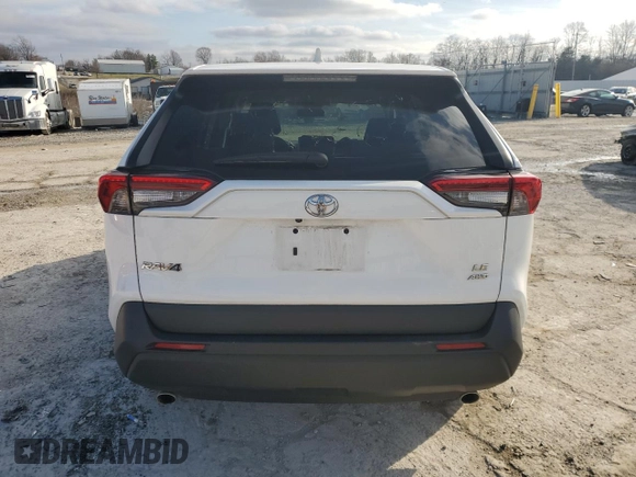 2023 Toyota RAV4 LE with VIN 2T3F1RFV3PC348025, listed as a Copart auction lot 43995355 with 46,155 mi miles and Salvage Title. Bid and sale history available at carsss.com. Image 6.