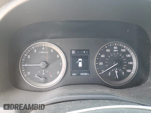 2016 Hyundai Tucson Sport with VIN KM8J33A26GU161089, listed as a Copart auction lot 52941915 with 190,392 mi miles and Salvage Title. Bid and sale history available at carsss.com. Image 9.