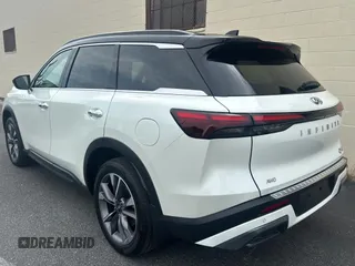 2022 Infiniti QX60 Luxe with VIN 5N1DL1FSXNC333458, listed as a Copart auction lot 61234555 with 63,665 mi miles and Clean title. Bid and sale history available at DreamBid. Image 3.