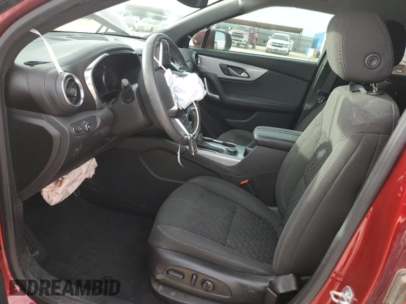 2021 Chevrolet Blazer LT with VIN 3GNKBCRS5MS566489, listed as a Copart auction lot 56682585 with 42,092 mi miles and Salvage title. Bid and sale history available at DreamBid. Image 7.