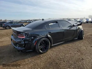 2021 Dodge Charger SRT Hellcat Widebody with VIN 2C3CDXL92MH533106, listed as a Copart auction lot 48713125 with 30,155 mi miles and Salvage Title. Bid and sale history available at carsss.com. Image 3.